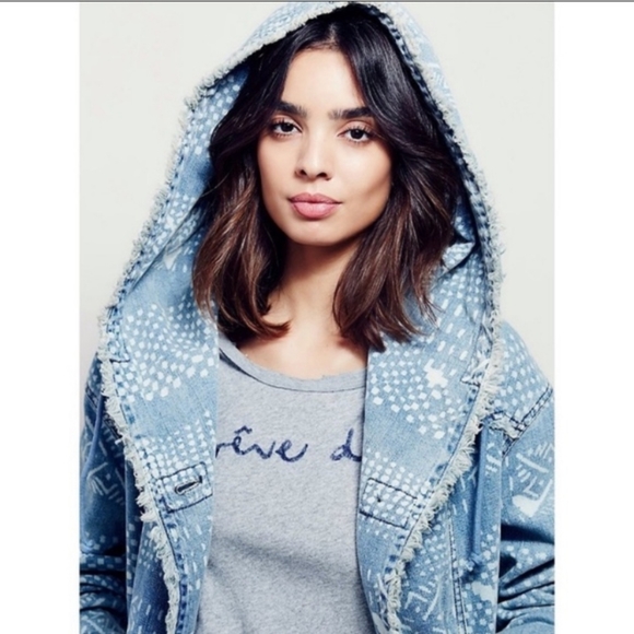 ISO!!! FP Chambray Double Breasted Jacket